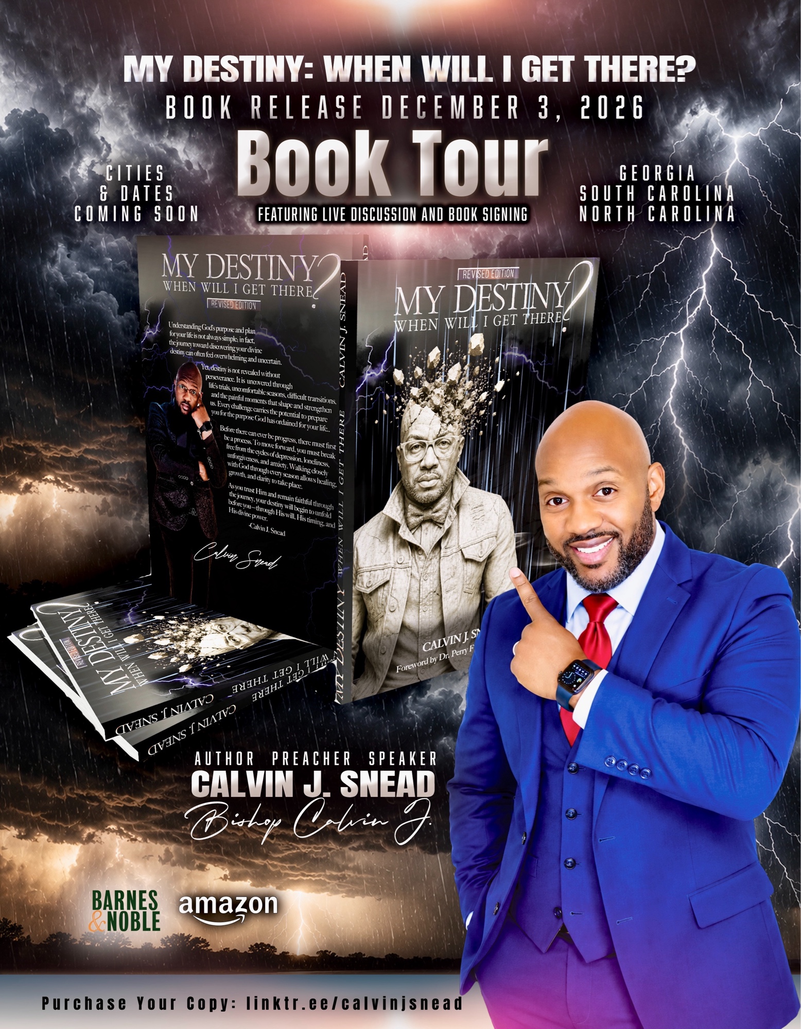 Bishop-Designate Calvin J. Snead — Preacher & Speaker